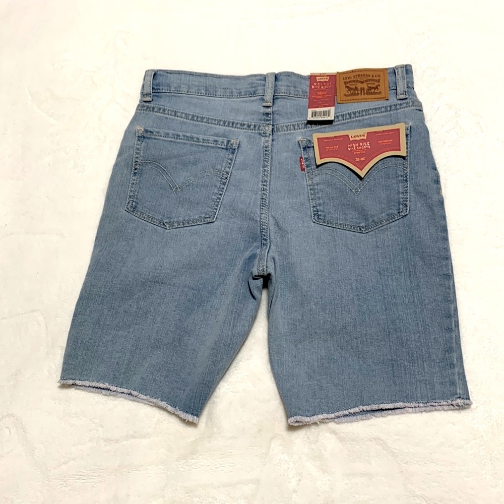 Levi’s bike short frayed edge NEW